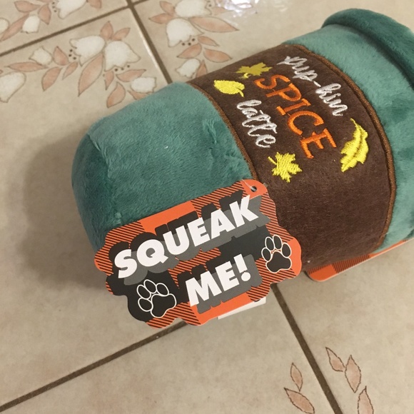 NWT! Cute Pumpkin Spice Dog Toy! - Picture 5 of 7